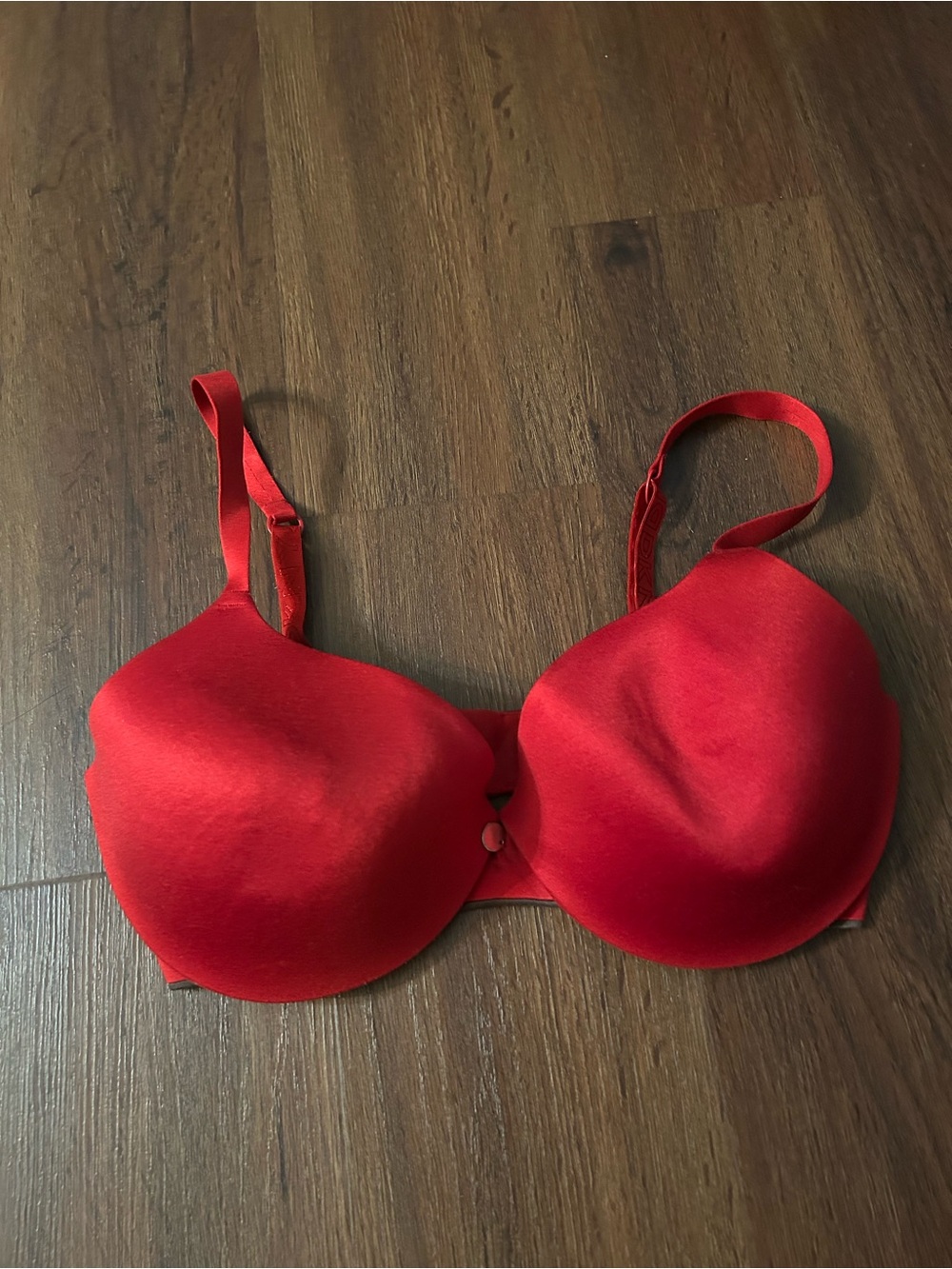 DKNY Red Full Coverage Bra 34DD